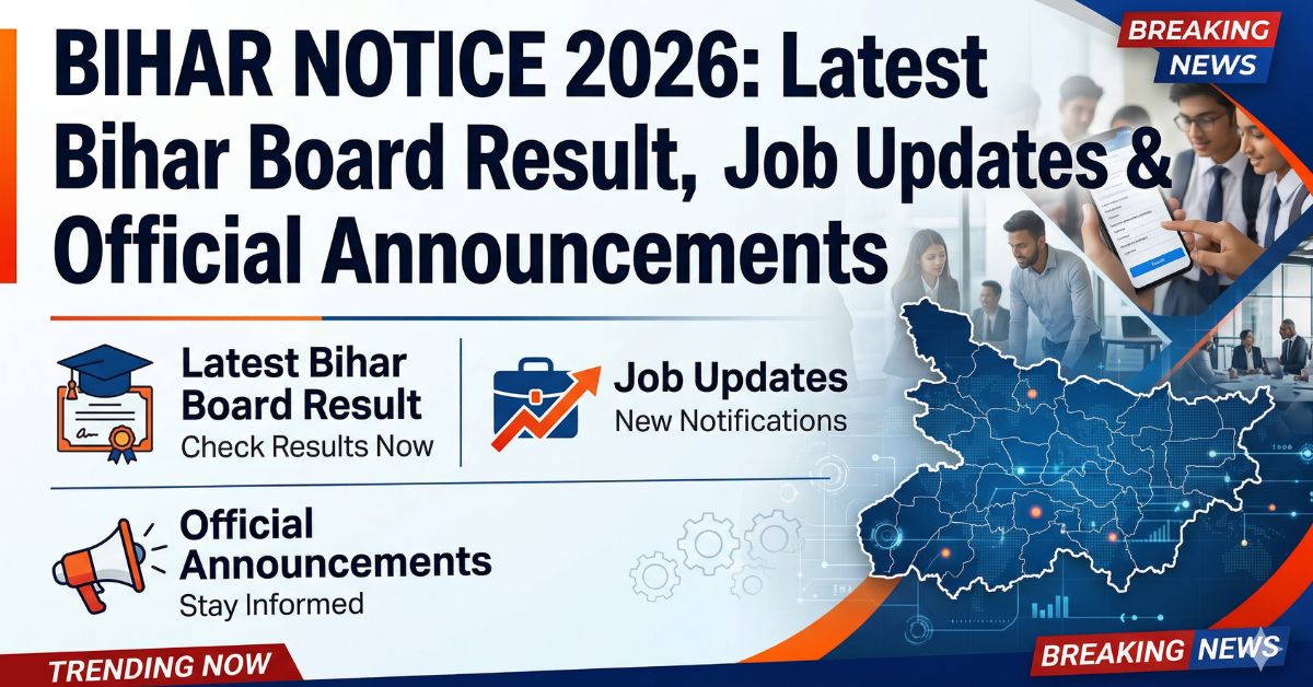 Bihar Notice 2026