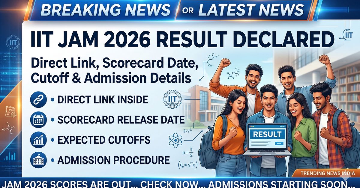 IIT JAM 2026 Result