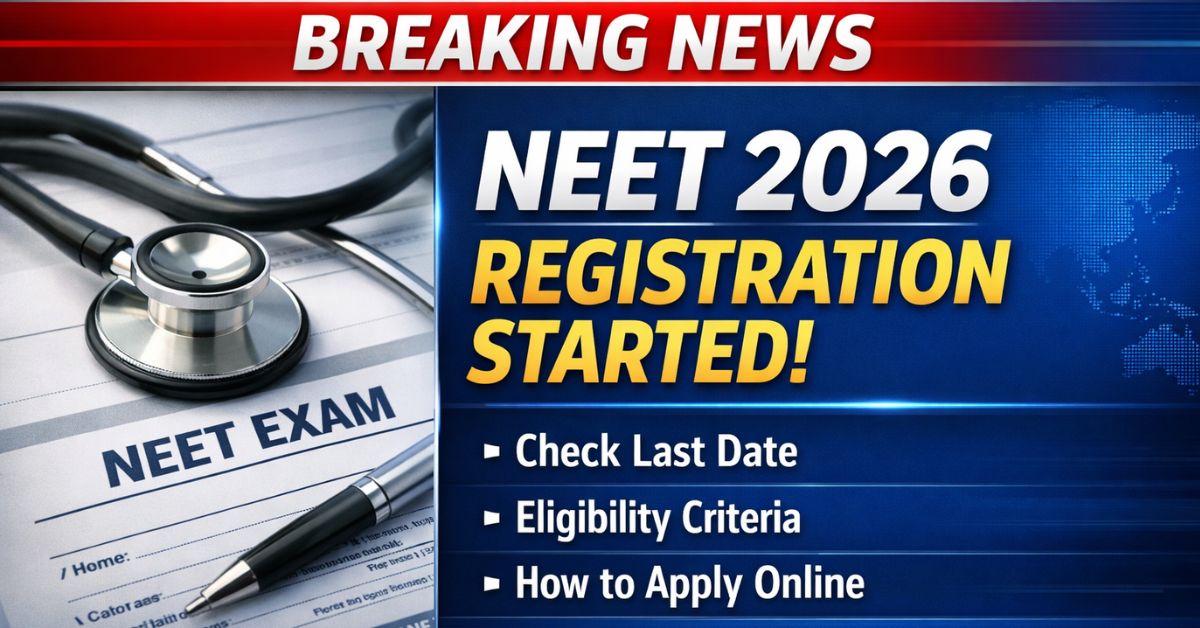 NEET 2026 Registration