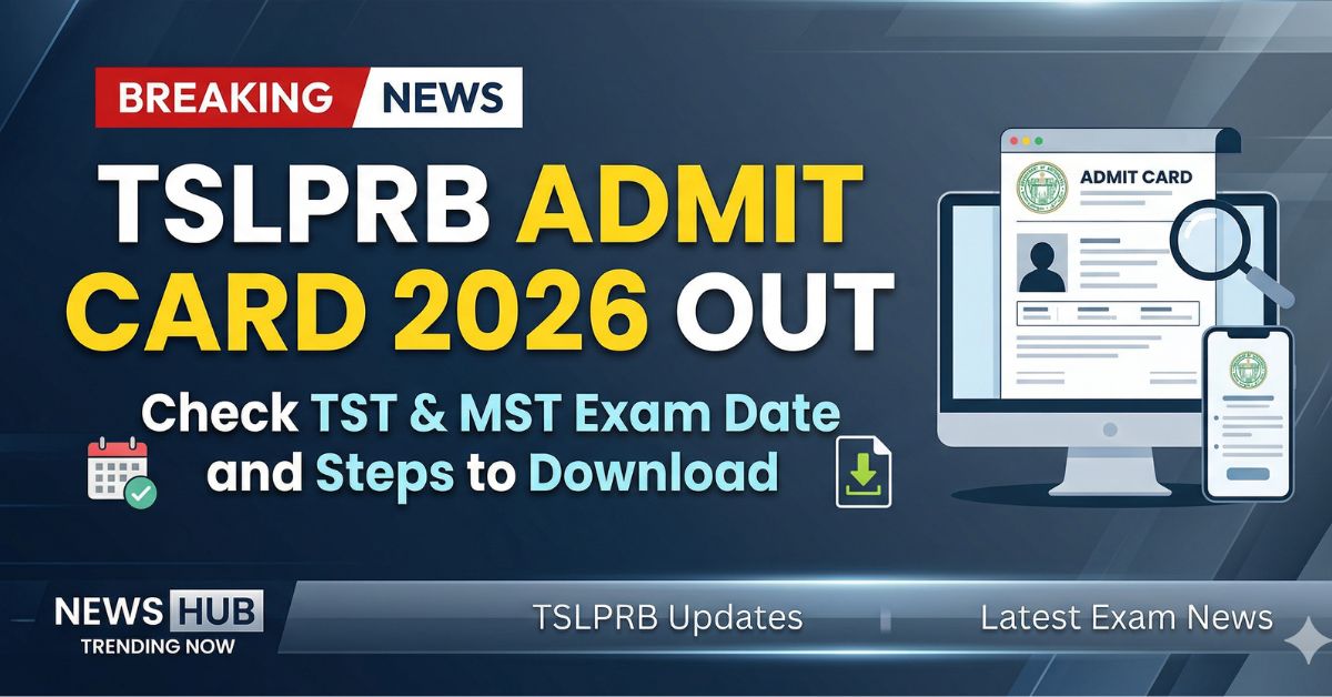 TSLPRB Admit Card 2026