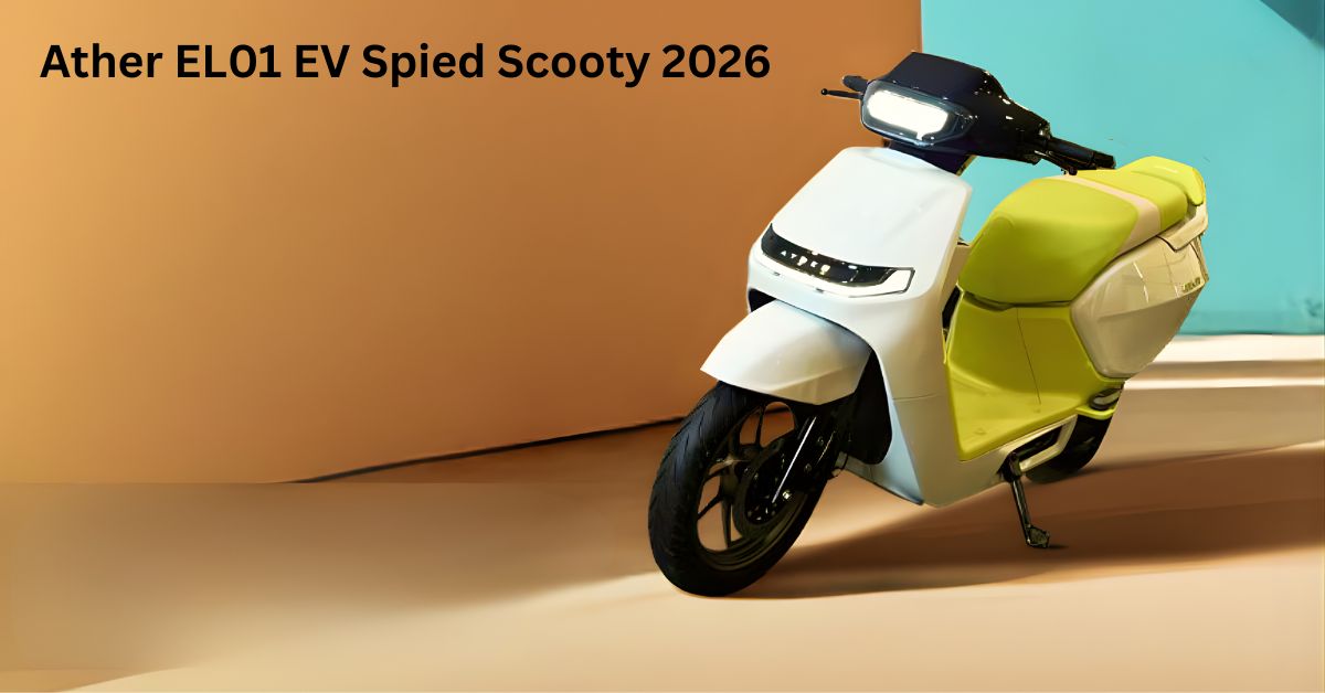 Ather EL01 EV Spied Scooty 2026