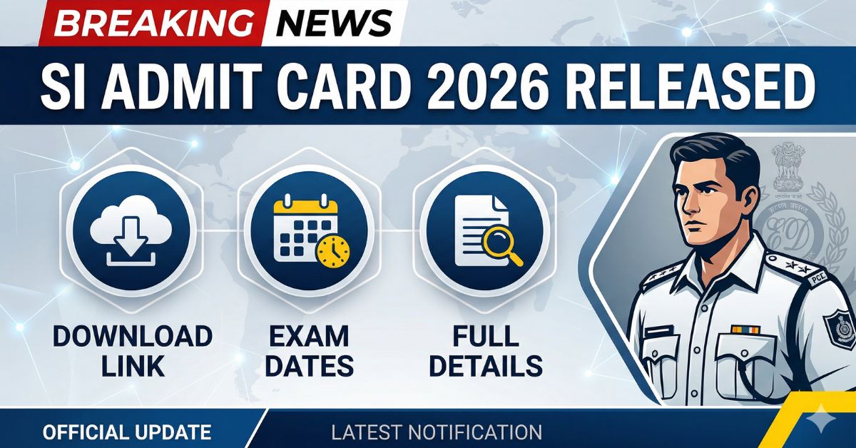 SI Admit Card 2026