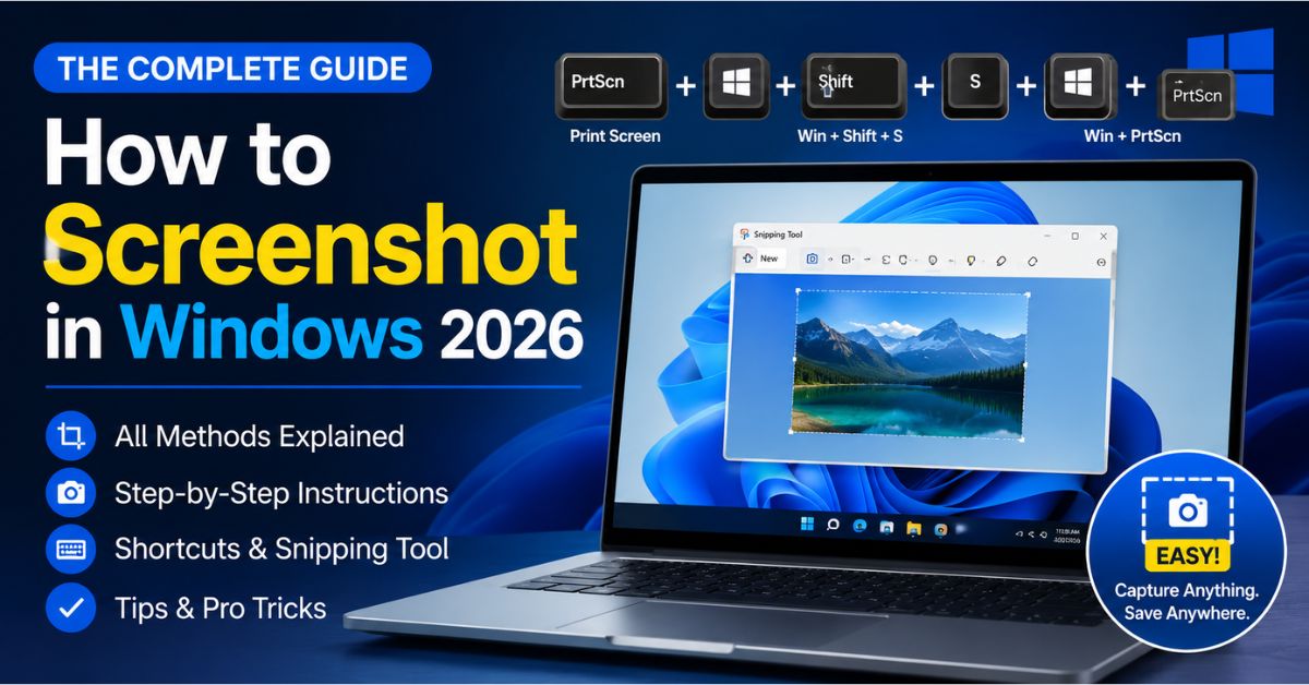 How to Screenshot in Windows