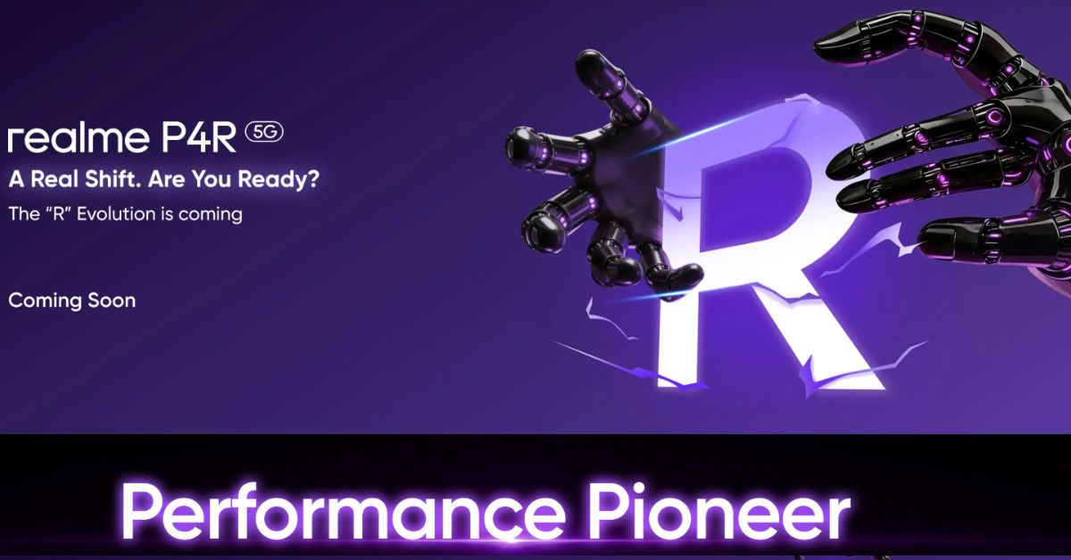 Realme P4R India Launch Teased
