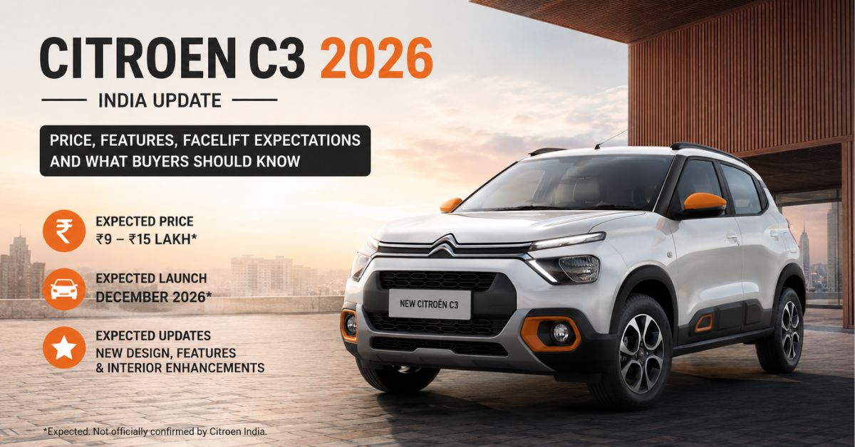 Citroen C3 2026 India Update