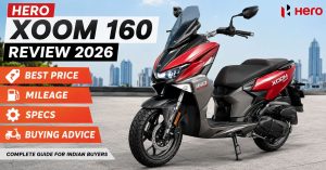 Hero Xoom 160 Review 2026: Best Price, Mileage, Specs and Buying Advice