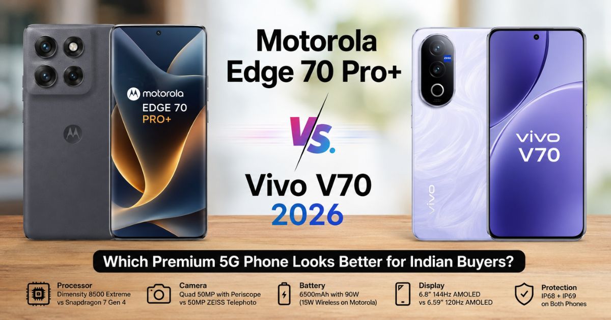 Motorola Edge 70 Pro+ Vs. Vivo V70 2026