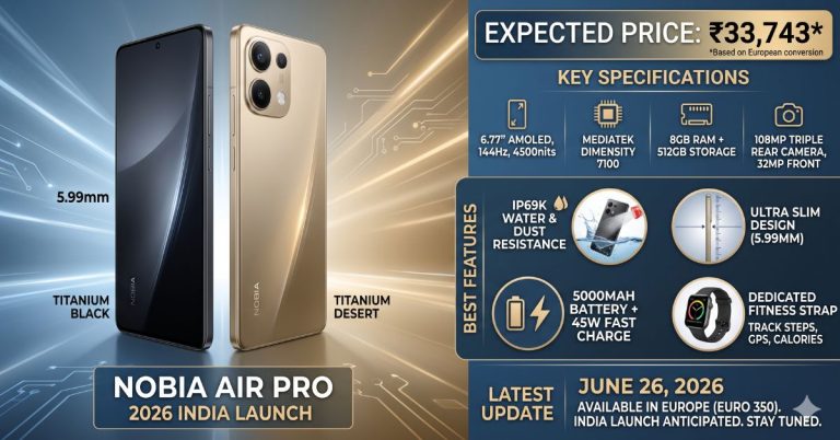 Nobia Air Pro 2026 India Launch: Price, Specs, Best Features and Latest Update