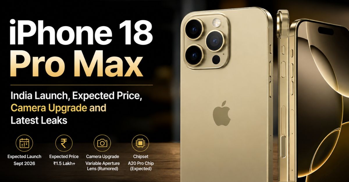 iPhone 18 pro Max India Launch